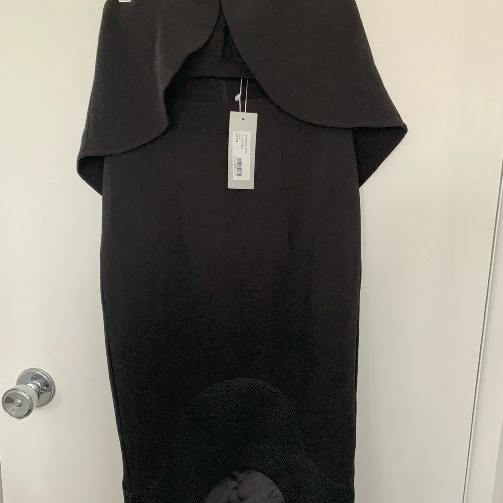 SHEIKE love struck Black strapless dress with cutout Sz 8 - Picture 6 of 10